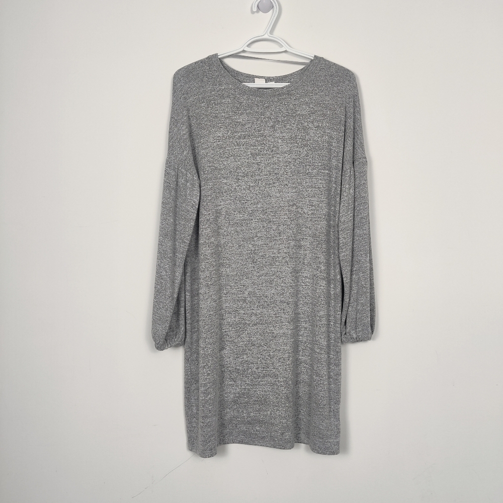 Gap Women's Sweatshirt Dress in Silver Gray Size Medium Gorpcore Oversized